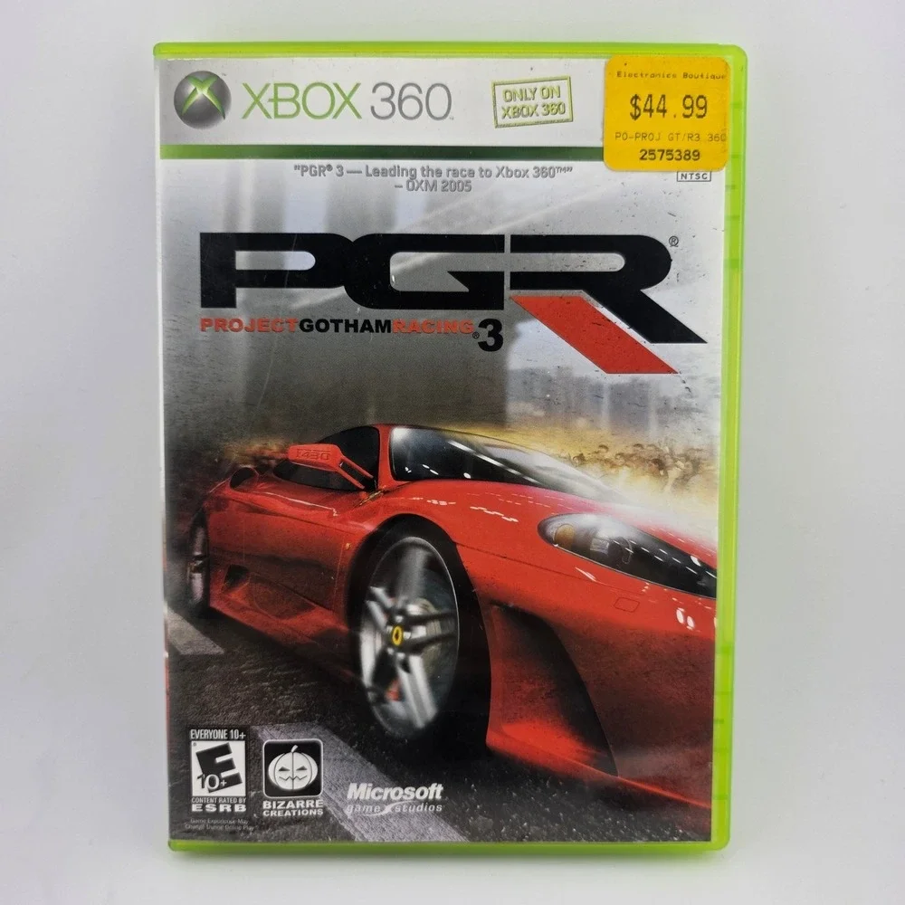 Project Gotham Racing 3 PGR3‎ Xbox 360 Video Game Racing Bizarre Creations